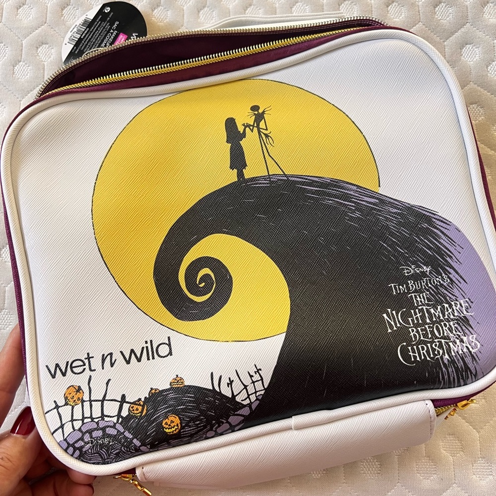 Wet n Wild Limited Edition The Nightmare Before Christmas Cosmetic Bag.